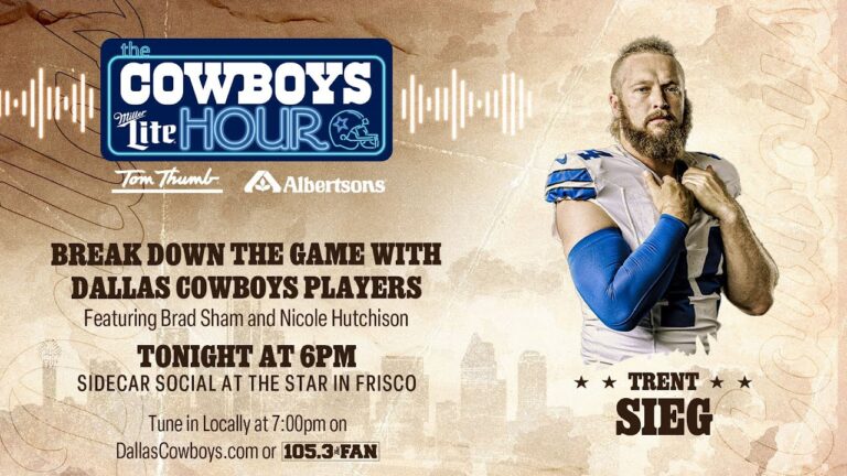 LIVE: Miller Lite Cowboys Hour 12 22 25 Dallas Cowboys 2025