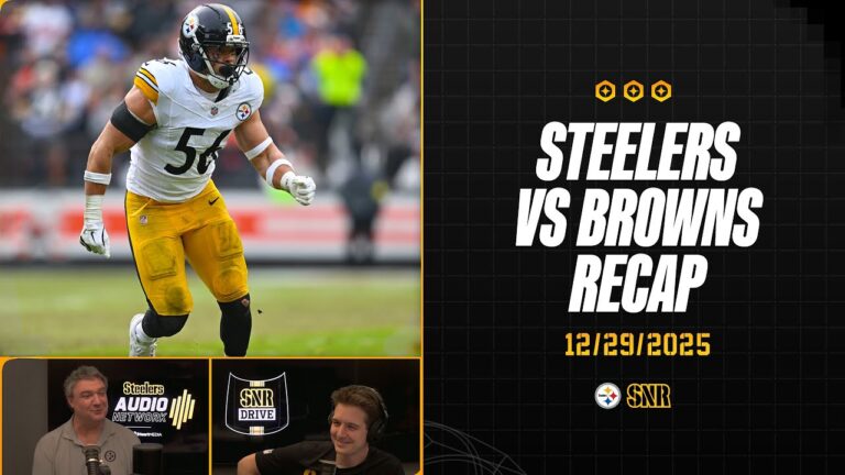 Steelers vs Browns Recap SNR Drive (Dec. 29) Pittsburgh Steelers