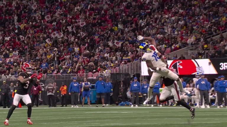 Pick Six! Falcons snag Stafford’s pass and score