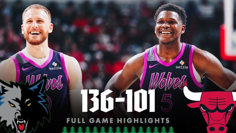 Minnesota Timberwolves Dominate In A Bounce Back Win Vs The Chicago Bulls 12.29.25