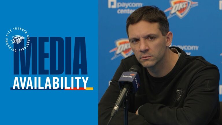 Coach Daigneault on the Thunders win over the Hawks Post Game Media December 29, 2025