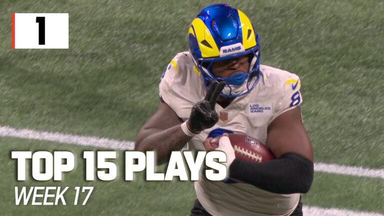 Top 15 Plays of Week 17 2025 NFL Season