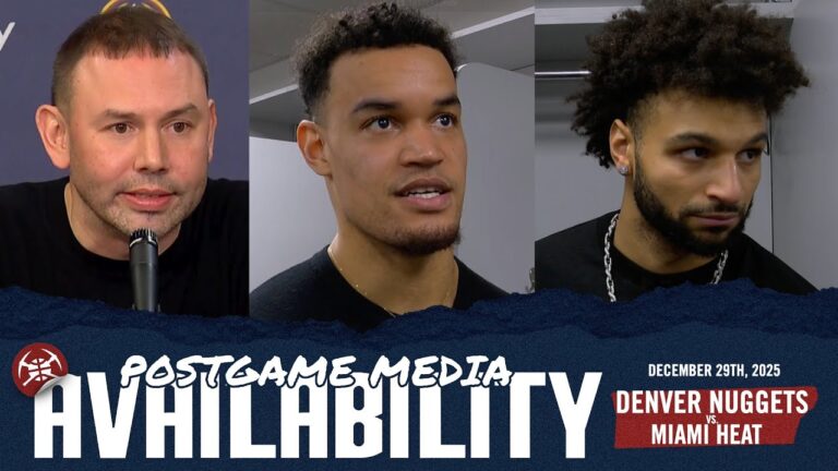 ALL Denver Nuggets Postgame Media vs. MIA