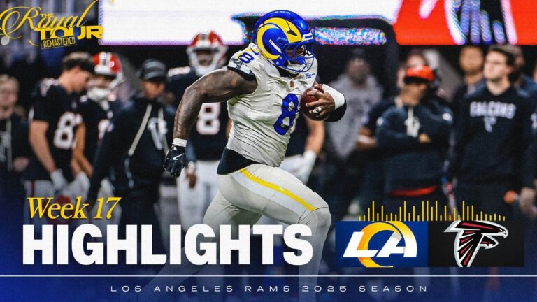 Rams’ Top Plays vs. Falcons In Week 17: Jared Verse’s Blocked FG Touchdown, Puka Nacua’s TD & More