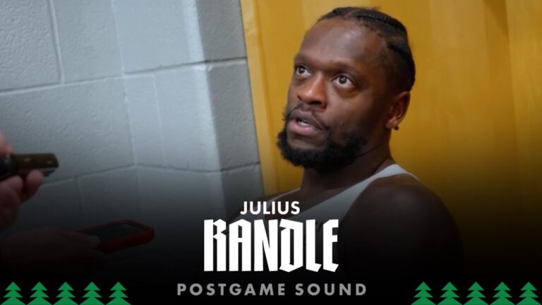 Great All Around Performance For Us Julius Randle Postgame Sound 12.29.25