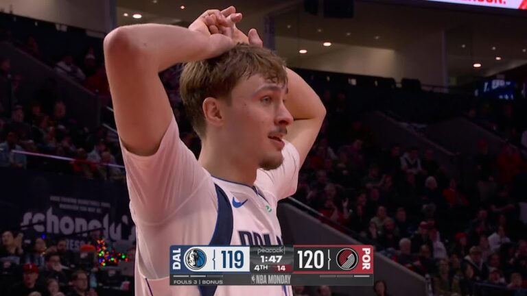 Final 5:02 WILD ENDING Mavericks vs Trail Blazers December 29, 2025