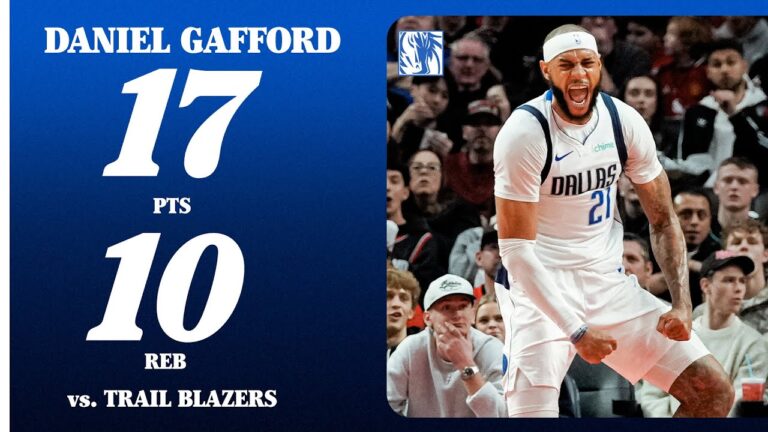 Daniel Gafford (17 PTS 10 REB) at Portland Trail Blazers December 29, 2025