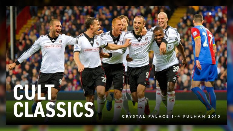 CULT CLASSICS Palace 1-4 Fulham 2013 WORLDIES from Kasami, Sidwell and Senderos