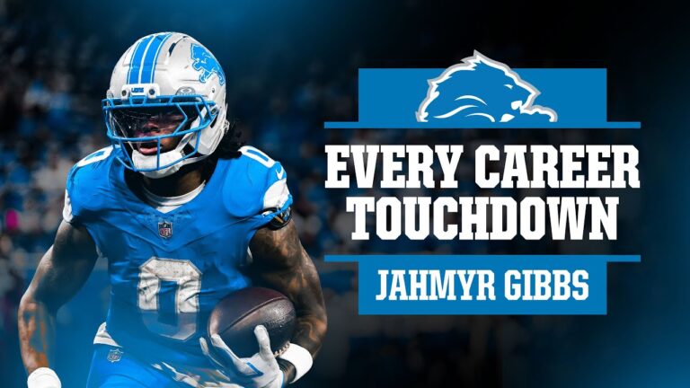33 minutes of Jahmyr Gibbs touchdowns Detroit Lions Highlights