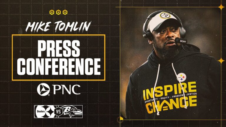 Coach Tomlin Press Conference (Week 18 vs Baltimore Ravens) Pittsburgh Steelers