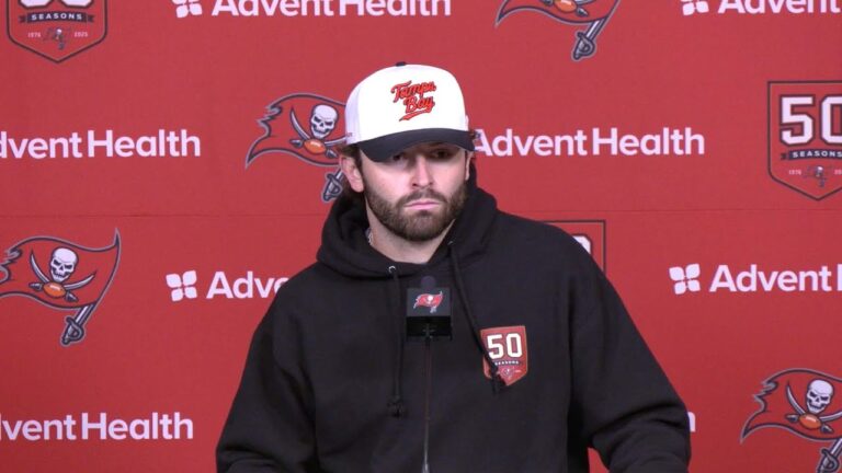 Baker Mayfield: No Excuses, Take Care of Business Press Conference Tampa Bay Buccaneers