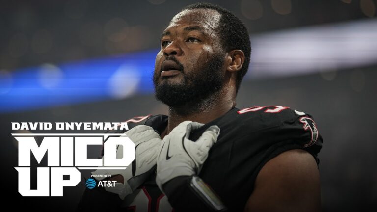David Onyemata is Mic’d Up in a win against the Los Angeles Rams on MNF Atlanta Falcons