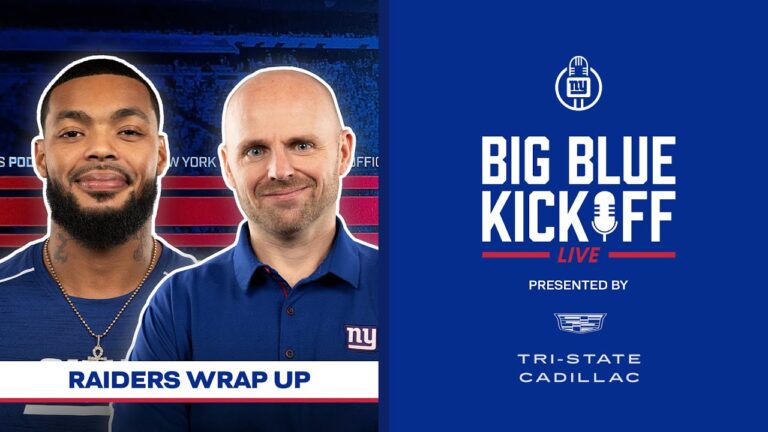 Raiders Wrap Up Big Blue Kickoff Live New York Giants