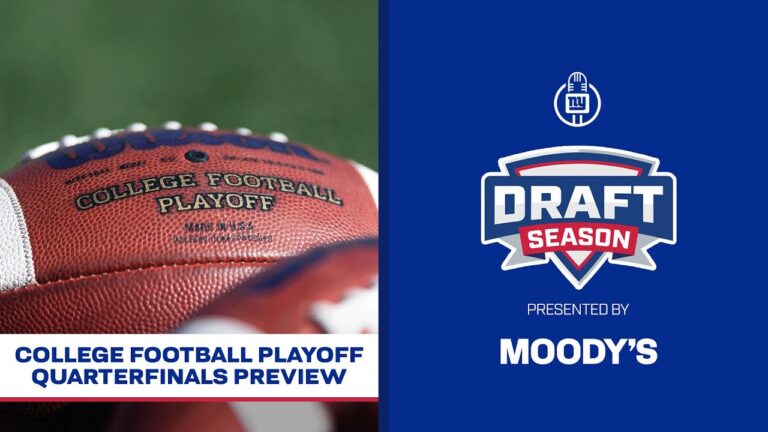 College Football Playoff Quarterfinals Preview Draft Season New York Giants