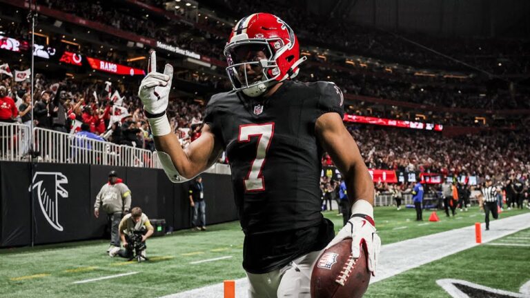 Every Bijan Robinson play in record-breaking game vs Los Angeles Rams Atlanta Falcons