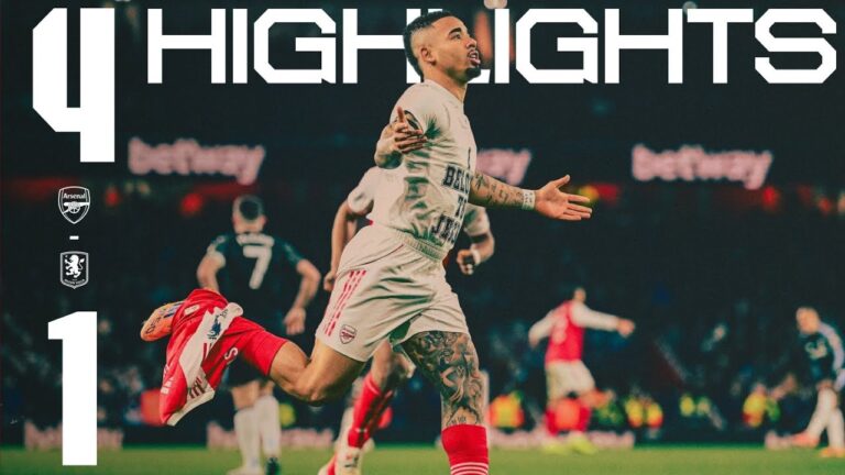 FOUR OUTSTANDING GOALS SECURE A STATEMENT WIN HIGHLIGHTS Arsenal 4 – 1 Aston Villa PL