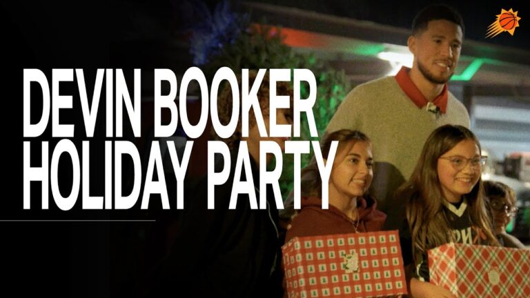 Devin Booker’s Holiday Party Benefiting His Starting 5 Foundation Phoenix Suns