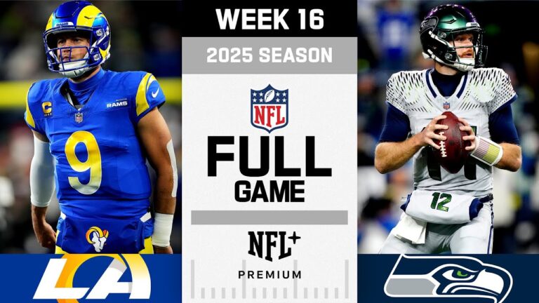 Thursday Night Thriller! Los Angeles Rams vs. Seattle Seahawks FULL GAME NFL 2025 Season Week 16