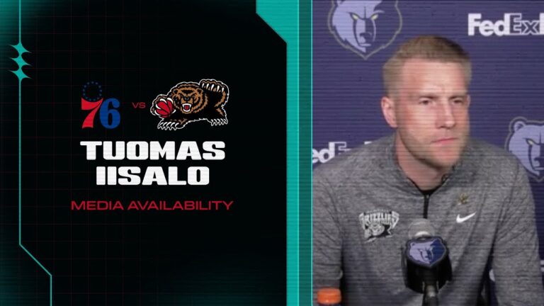 Tuomas Iisalo Press Conference Grizzlies vs. 76ers