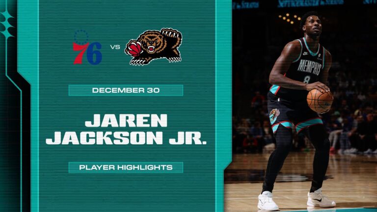 Jaren Jackson Jr. Highlights vs. Philadelphia 76ers