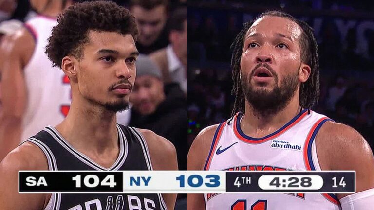 WEMBY’S WILD CHRISTMAS DAY DEBUT at MSG December 25, 2024