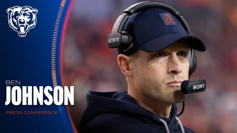 Ben Johnson: Bears solely focused on this game Press Conference