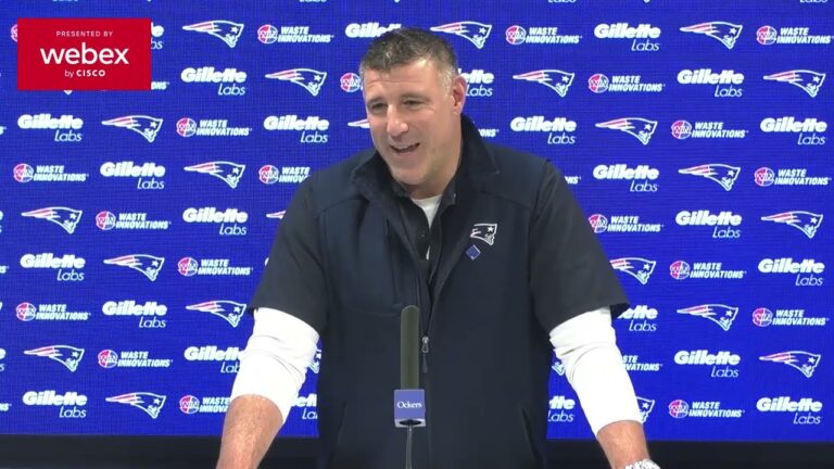 Mike Vrabel: We Want to be Undefeated on the Road. Patriots Press Conference