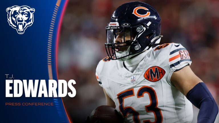 T.J. Edwards: ‘All these games are must-win games Press Conference