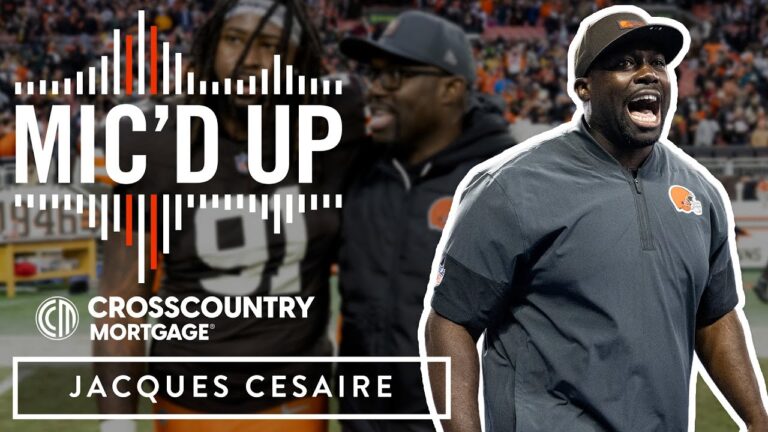 Jacques Cesaire Mic’d Up: Defensive Dominance vs Steelers in Week 17!