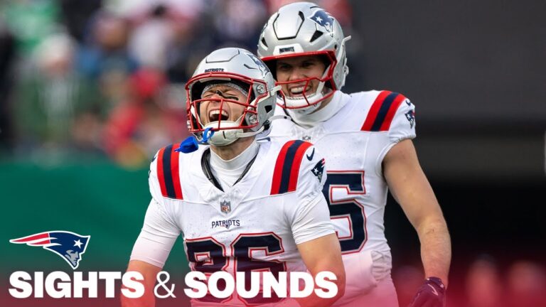 Sights & Sounds: Drake Maye Throws For 5 TDs & Efton Chism III Gets First NFL TD vs. Jets Patriots