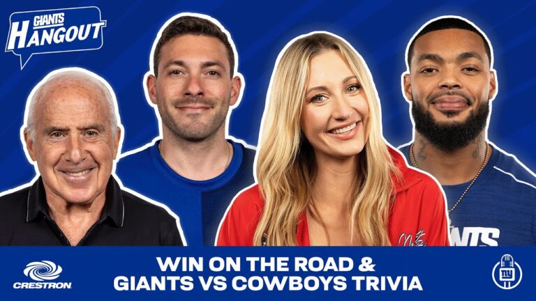 Win On the Road &amp Giants vs. Cowboys Trivia Giants Hangout New York Giants