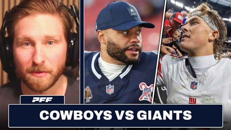 Dallas Cowboys vs. New York Giants Preview & Prediction PFF