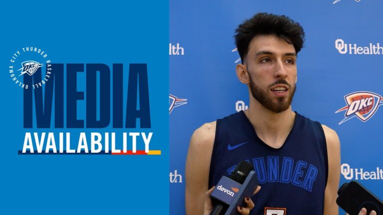 Shootaround Media One on One with Chet Holmgren December 31, 2025 OKC Thunder