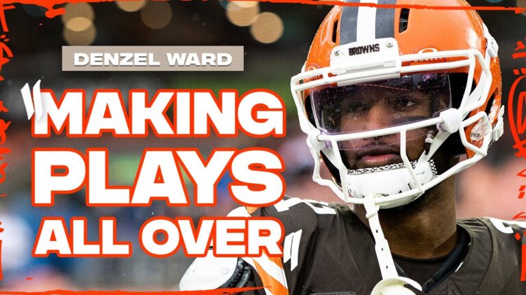 Denzel Ward Press Conference: Making plays all over