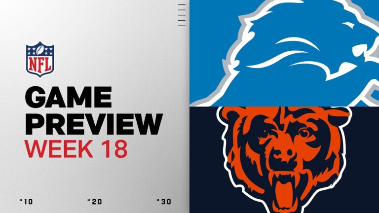 Detroit Lions vs Chicago Bears Week 18 Game Preview