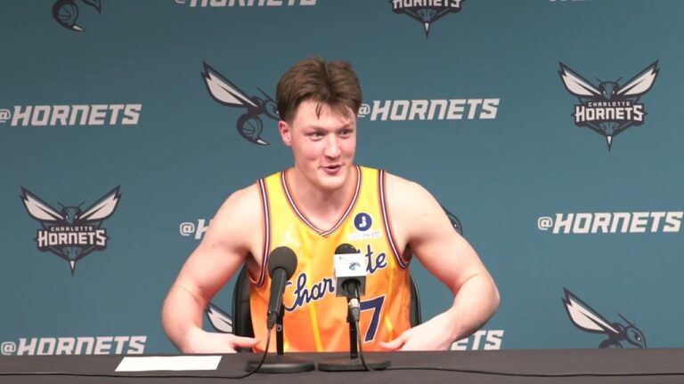 Hornets vs Warriors: Kon Knueppel Postgame Media Availability 12 31 2025