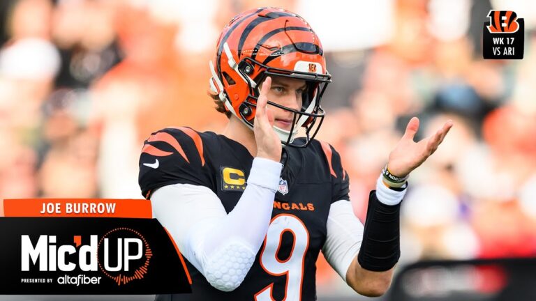 Joe Burrow Mic’d Up vs Arizona Cardinals Week 17 2025