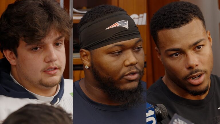 Will Campbell, Milton Williams, Marcus Jones & More Address the Media Patriots Press Conference