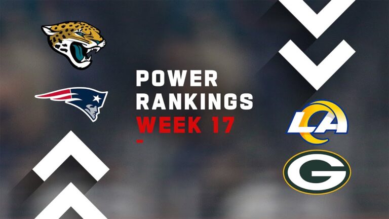 NFL Power Rankings Week 17: Jaguars hit top 5, Rams plummet