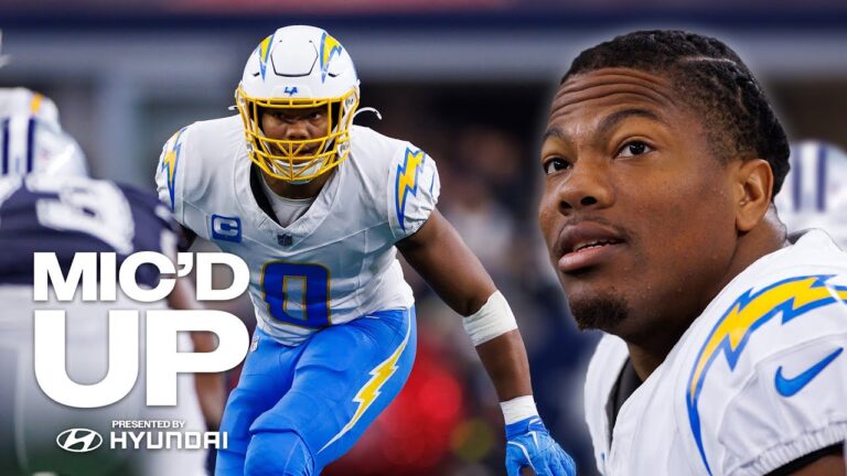 Mic’d Up: Daiyan Vs Cowboys Demon Home! LA Chargers