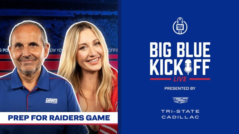 Prep For Raiders Big Blue Kickoff Live New York Giants