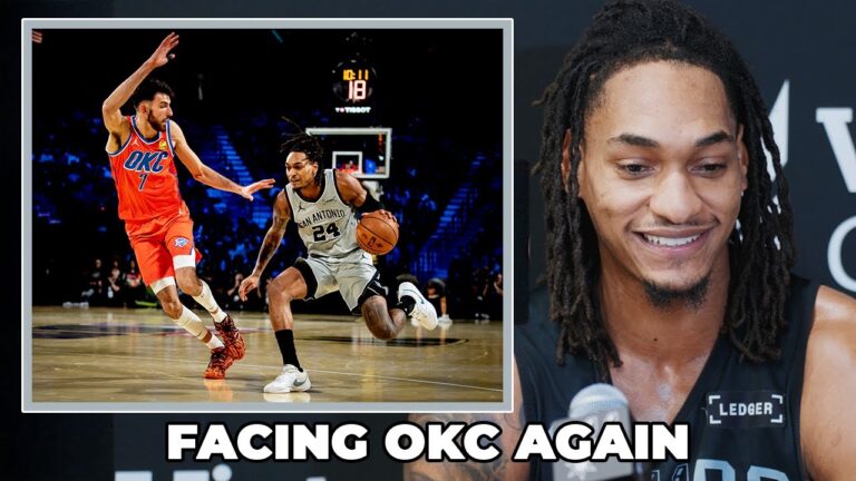 Devin Vassell on Facing OKC Twice in Three Days