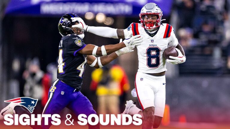 Sights & Sounds: Drake Maye and Stefon Diggs Go Off in Comeback Win vs. Ravens Patriots