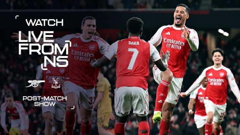 THROUGH TO THE SEMIS Arsenal 1-1 Crystal Palace (8-7 on pens) LIVE FROM N5 Post-match reaction