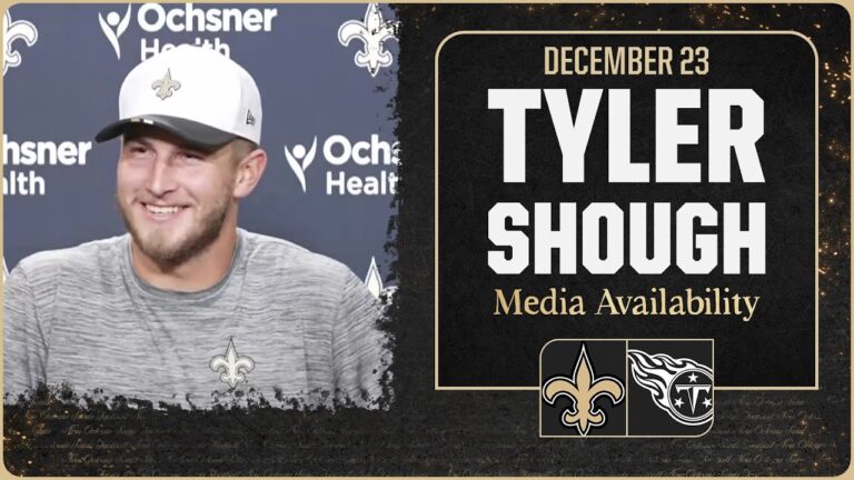 Tyler Shough on Cam Ward, pre-snap growth New Orleans Saints