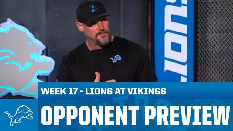 Dan Campbell previews Lions vs Vikings 2025 Week 17 Opponent Preview