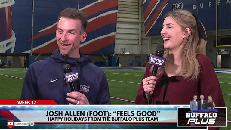 JOSH ALLEN’s FOOT update, Sean McDermott’s CHRISTMAS DAD DUTIES & the BILLS are BACK in the PLAYOFFS