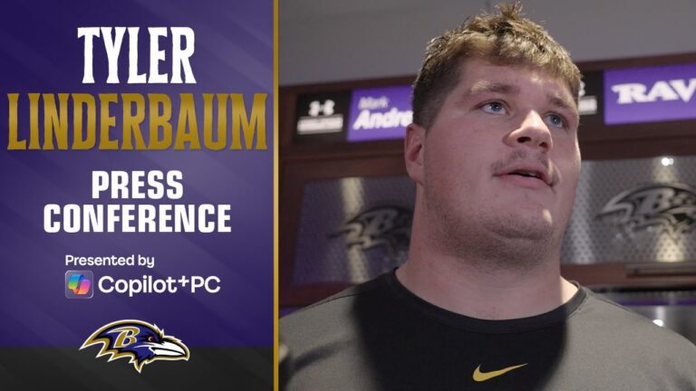 Tyler Linderbaum on Saturday’s ‘Must-Win Game’ Baltimore Ravens