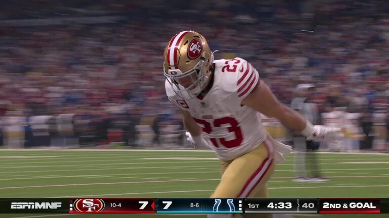 CMC TD! RB scores vs. Colts