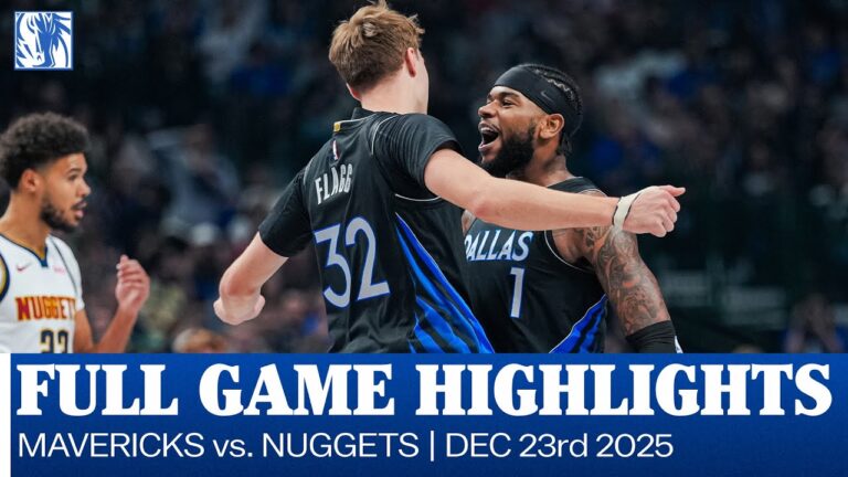 Mavericks Highlights vs. Denver Nuggets December 23, 2025